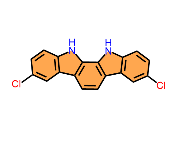 Indolo[2,3-a]carbazole, 3,8-dichloro-11,12-dihydro-