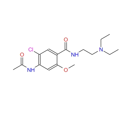 4-乙酰胺基-5-氯-N-(2-(二乙氨基)乙基)-2-甲氧基苯甲酰胺