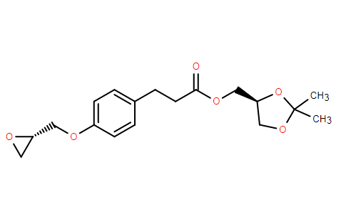 3-(4-(((S)-环氧乙烷-2-基)甲氧基)苯基)丙酸((S)-2,2-二甲基-1,3-二氧戊环-4-基)甲酯