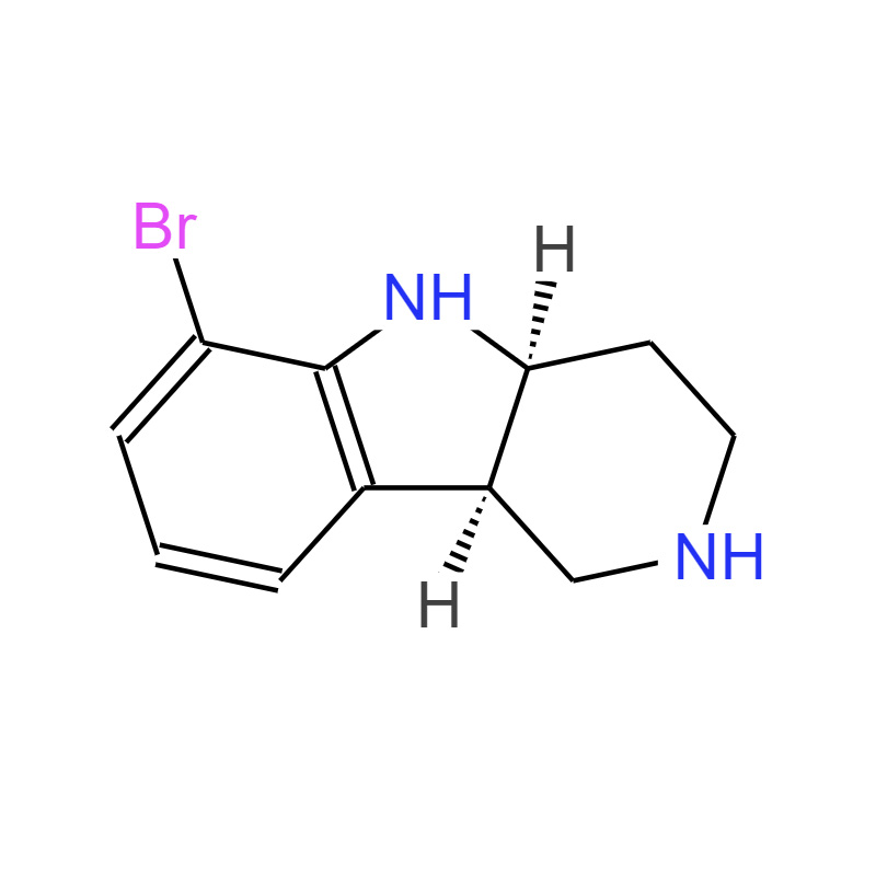 (4AS,9BR)-6-溴-2,3,4,4A,5,9B-六氢-1H-吡啶并[4,3-B]吲哚，1059630-07-7