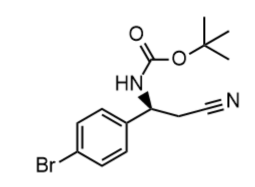tert-butyl (S)-(1-(4-bromophenyl)-2-cyanoethyl)carbamate