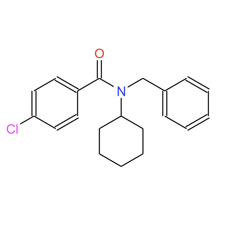 4-氯-N-环己基-N-(苯基甲基)苯甲酰胺，945714-67-0，FPS-ZM1