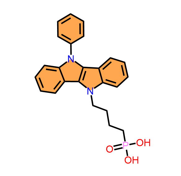 (4-(10-phenylindolo[3,2-b]indol-5(10H)-yl)butyl)phosphonic acid