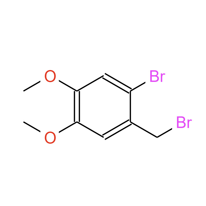 2-溴-4,5-二甲氧基溴苄，53207-00-4