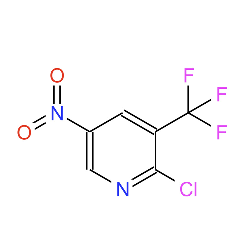 2-氯-3-三氟甲基-5-硝基吡啶，99368-67-9