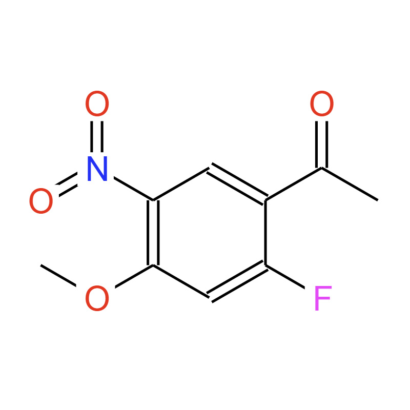 1-(2-氟-4-甲氧基-5-硝基苯基)乙烷-1-酮，1414877-12-5
