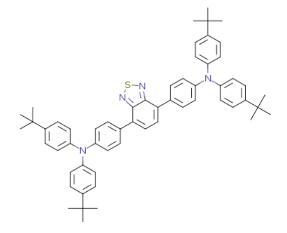 4,4'-（苯并[c][1,2,5]噻二唑-4,7-二基）双（N，N-双（4-（叔丁基）苯基）苯胺）