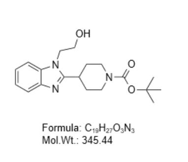 4-(1-(2-羟乙基)-1H-苯并咪唑-2-基)哌啶-1-羧酸叔丁酯