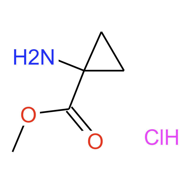 1-氨基环丙烷甲酸甲酯盐酸盐，72784-42-0