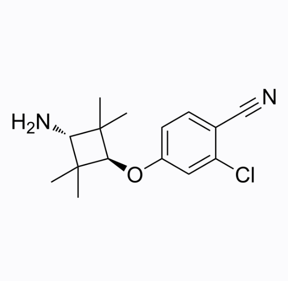 2-氯-4-[反式-3-氨基-2,2,4,4-四甲基环丁氧基]苯甲腈