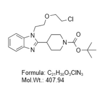 4-(1-(2-(2-氯乙氧基)乙基)-1H-苯并咪唑-2-基)哌啶-1-羧酸叔丁酯