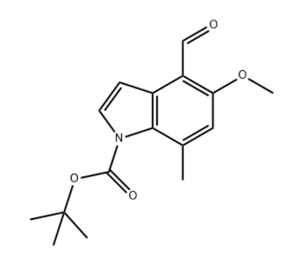 5-甲氧基-7-甲基-T-BOC-1H-吲哚-4-甲醛 