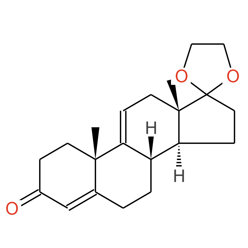 Androsta-4,9(11)-diene-3,17-dione, cyclic 17-(1,2-ethanediyl acetal)，911663-03-1