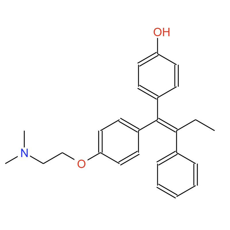 4-羟基他莫昔芬，68047-06-3，4-HYDROXYTAMOXIFEN