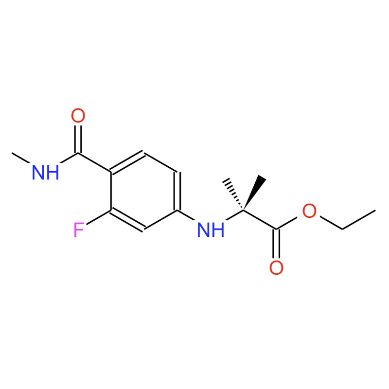 N-[3-氟-4-[(甲基氨基)羰基]苯基]-2-甲基丙氨酸乙酯，1258638-92-4