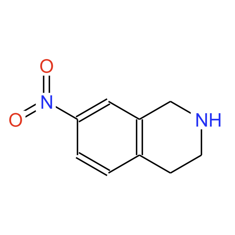7-硝基-1,2,3,4-四氢异喹啉，42923-79-5