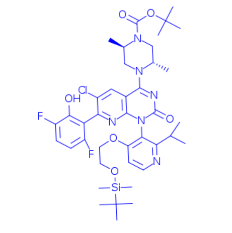 (2R,5S)-tert-butyl 4-(1-(4-(2-((tert-butyldimethylsilyl)oxy)ethoxy)-2-isopropylpyridin-3-yl)-6-chloro-7-(3,6-difluoro-2-hydroxyphenyl)-2-oxo-1,2-dihydropyrido[2