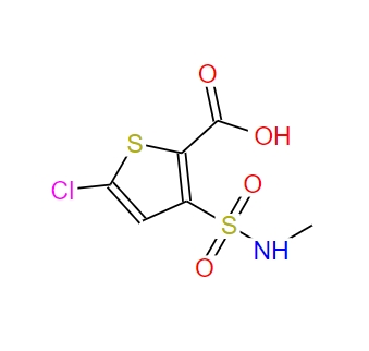 5-氯-3-甲氨基磺酰基-2-羧酸噻吩