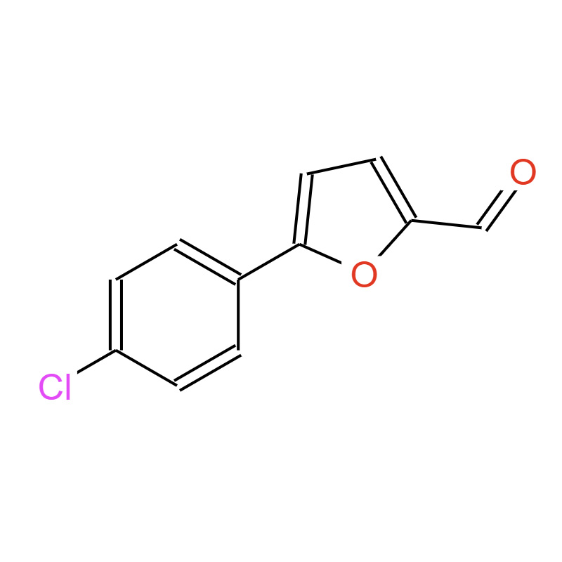 5-(4-氯苯基)糠醛，34035-03-5，5-(4-Chlorophenyl)furfural