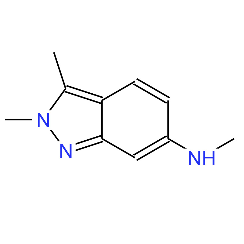 N,2,3-三甲基-2H-吲唑-6-胺，1376676-65-1