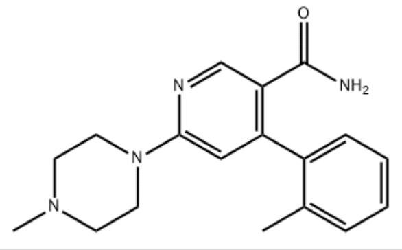 6-(4-甲基哌嗪-1-基)-4-(2-甲基苯基)烟酰胺（奈妥吡坦中间体）