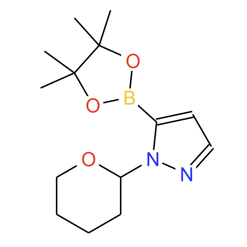 1-(2-四氢吡喃基)-1H-吡唑-5-硼酸频哪酯，903550-26-5