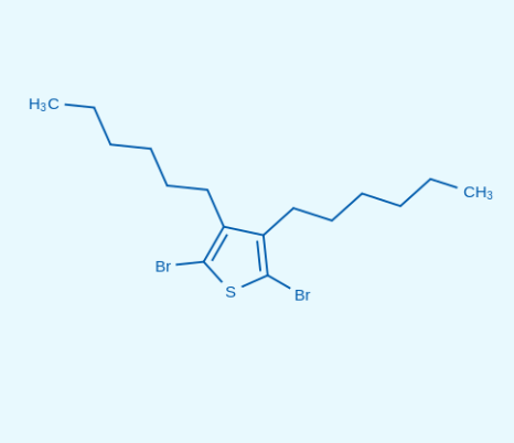 2,5-二溴-3,4-己基硫吩  151324-67-3