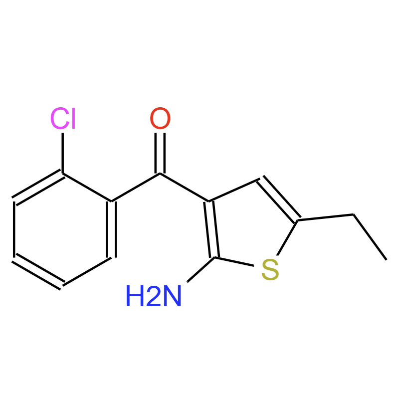2-氨基-3-(2-苯甲酰氯)-5-乙基噻吩，50508-60-6