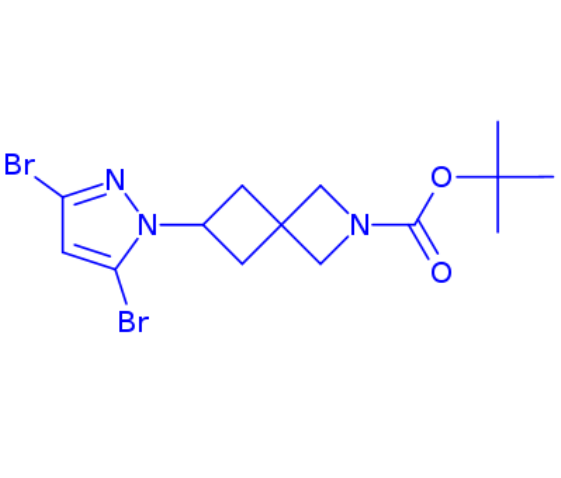 4-(3,5-二溴-1H-吡唑)-2-(叔丁氧基羰基)-2-氮杂螺[3.3]庚烷