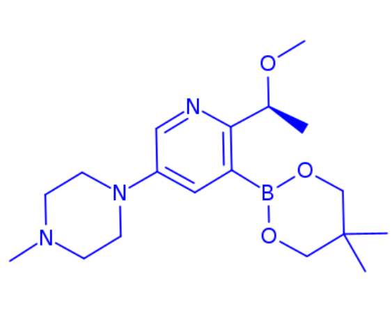 Piperazine, 1-[5-(5,5-dimethyl-1,3,2-dioxaborinan-2-yl)-6-[(1S)-1-methoxyethyl]-3-pyridinyl]-4-methyl-