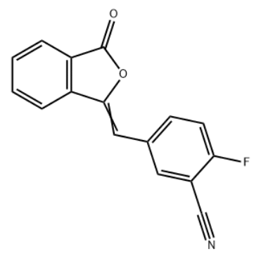 2-氟-5-[(3-氧代-1(3H)-异苯并呋喃亚基)甲基]苯腈（奥拉帕尼中间体）