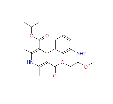 1,4-二氢-2,6-二甲基-4-(3-氨基苯基)-5-(2-甲氧基乙氧羰基)-3-甲酸异丙酯