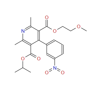 尼莫地平杂质A/二甲氧基-1-甲基乙基-2,6-二甲基-4-(3-硝基苯基)吡啶-3,5-二甲酸