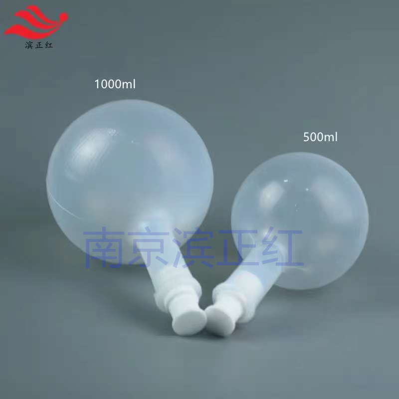 PFA圆底三口烧瓶500ml聚四氟乙烯反应烧瓶1000ml
