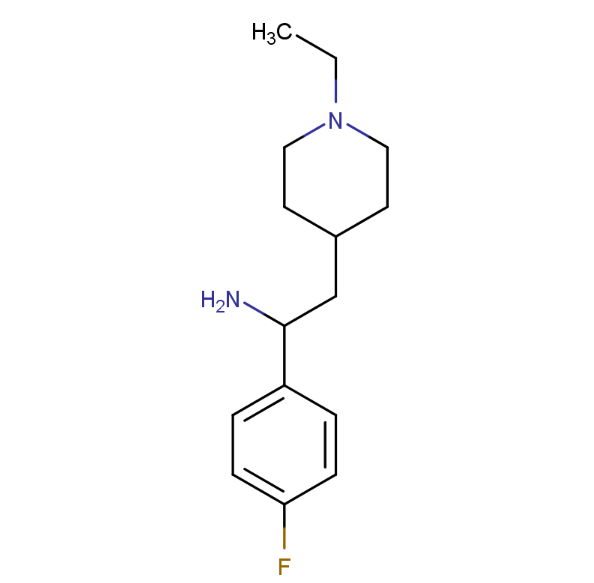 2-(1-乙基哌啶-4-基)-1-(4-氟苯基)乙胺