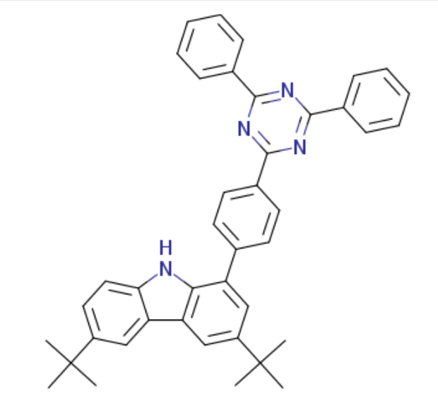 3,6-di-tert-butyl-1-(4-(4,6-diphenyl-1,3,5-triazin-2-yl)phenyl)-9H-carbazole