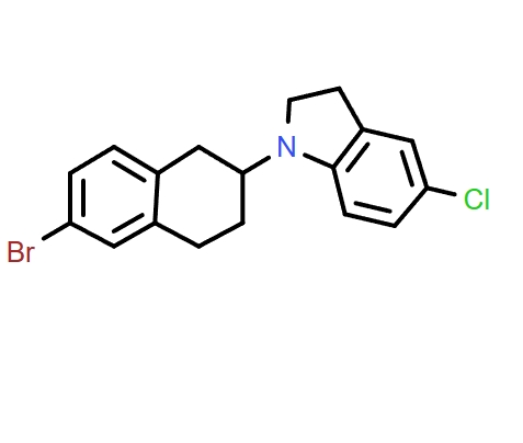 1-(6-bromo-1,2,3,4-tetrahydronaphthalen-2-yl)-5chloroindoline