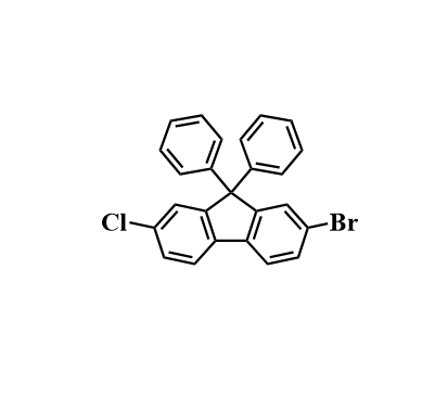 2-溴-7-氯-9,9'-二苯基-9H-芴