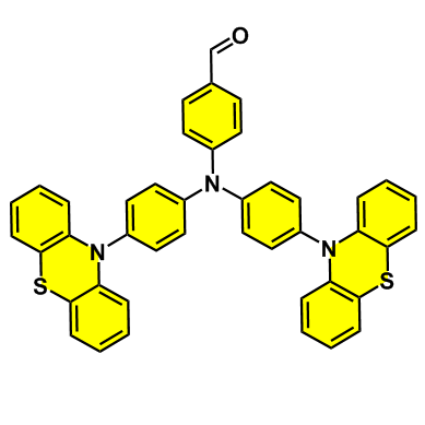 4-(双(4-(10H-吩噻嗪-10-基)苯基)氨基)苯甲醛 943784-70-1