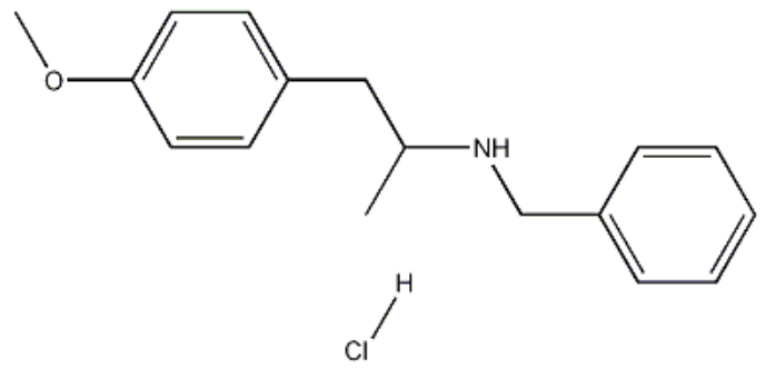 4-甲氧基-ALPHA-甲基-N-(苯甲基)苯乙胺盐酸盐（富马酸福莫特罗中间体）
