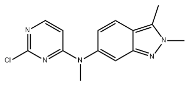N-(2-氯嘧啶-4-基)-N-甲基-2,3-二甲基-2H-吲唑-6-胺（盐酸帕唑帕尼中间体）