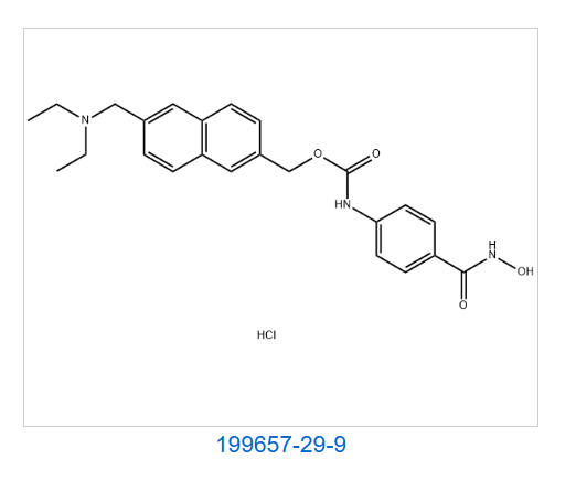 (6-((二乙基氨基)甲基)萘-2-基)甲基 (4-(羟基氨基甲酰基)苯基)氨基甲酸酯盐酸盐