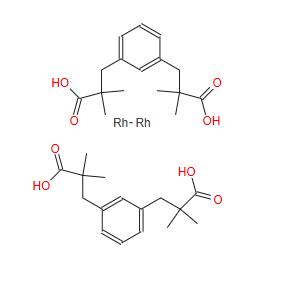 双[(α,α,α',α'-四甲基-1,3-苯二丙酸)铑  819050-89-0  Bis[rhodium(α,α,α′,α′-tetramethyl-1,3-benzenedipropionic acid)