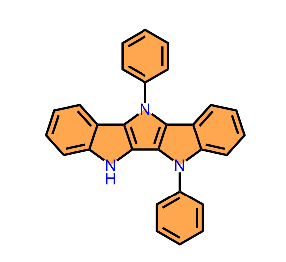 5,11-diphenyl-6,11-dihydro-5H-pyrrolo[3,2-b:4,5-b']diindole