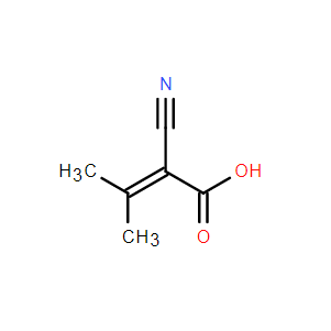 2-氰基-3-甲基-2-丁烯酸