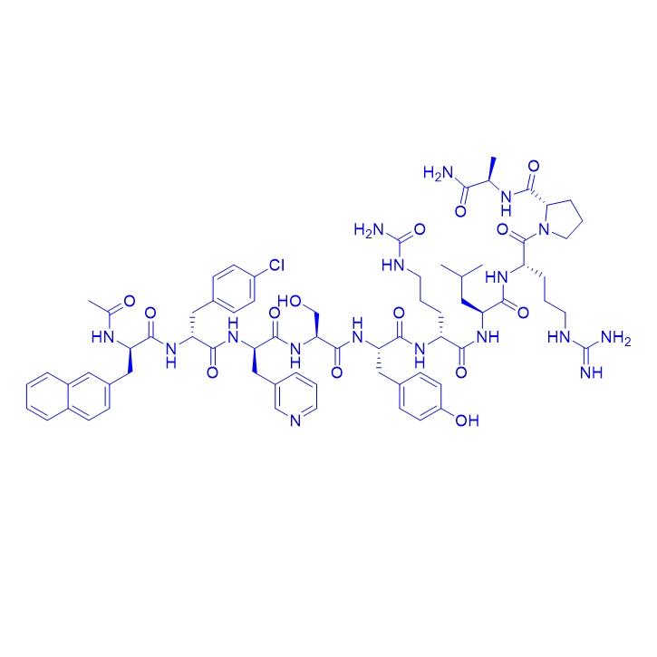 Cetrorelix 120287-85-6；130143-01-0；145672-81-7；1631741-31-5.png