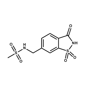 N-((1，1-二氧代-3-氧代-2，3-二氢苯并[d]异噻唑-6-基)甲基)甲磺酰胺