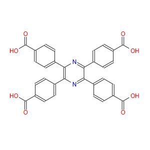 2,3,5,6-四(4'-羧基苯)吡嗪  2089016-10-2  4,4',4'',4'''-(pyrazine-2,3,5,6-tetrayl)tetrabenzoic acid 