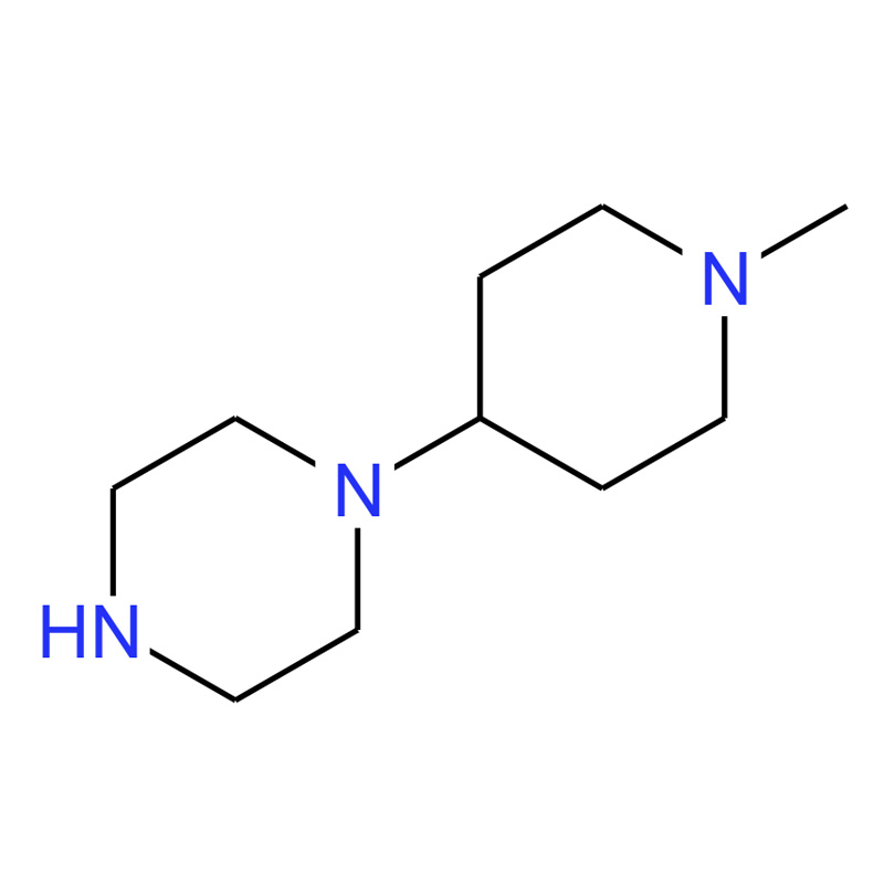 1-(1-甲基哌啶-4-基)哌嗪，23995-88-2