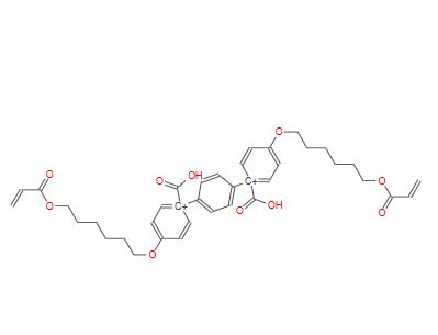 对二{4'-[6''-(丙烯酰氧基)己烷氧基]苯甲酸] } 对苯二酚酯  123864-17-5  4-[[6-[(1-Oxo-2-propen-1-yl)oxy]hexyl]oxy]benzoic acid 1,1'-(1,4-phenylene) ester